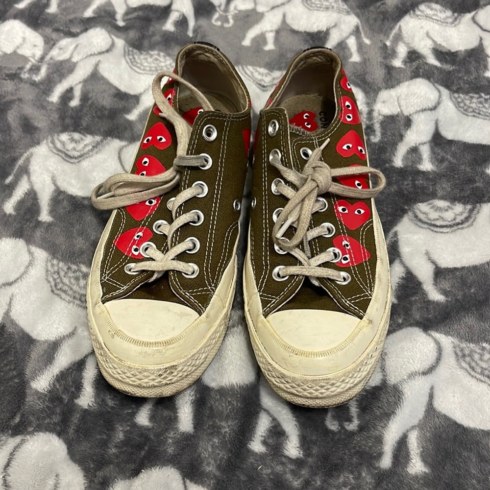 CdG PLAY x Converse Unisex Chuck Taylor All Star Multi Heart Low-Top Sneakers